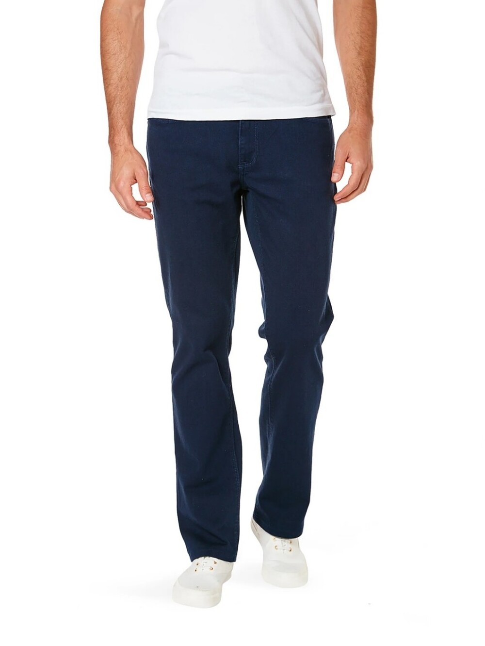 Mott & Bow Straight Leg Staple Stretch Jeans Indigo Dark Blue Wash W36 x L30